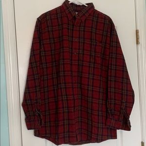 LL Bean Men’s L Tall flannel
